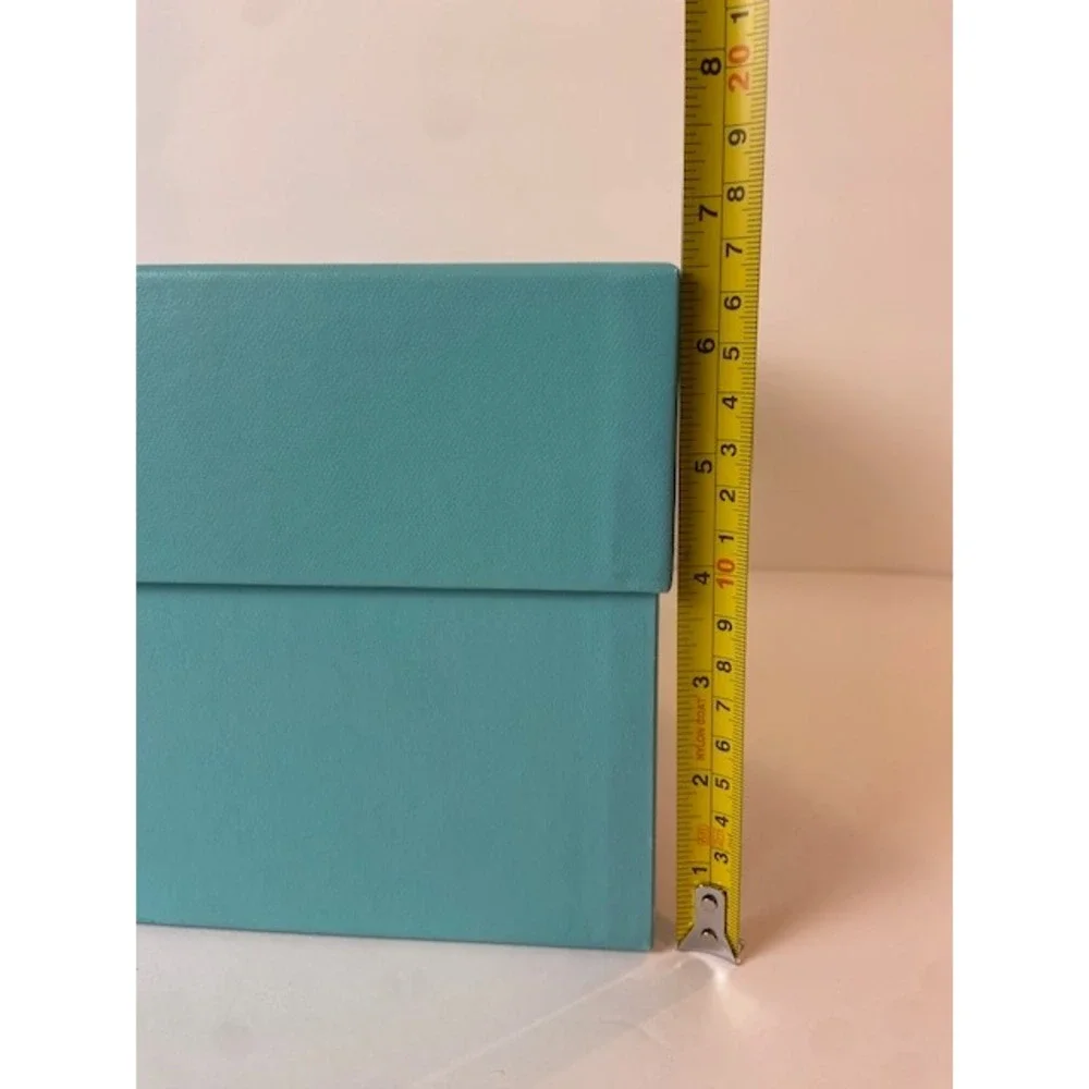 Tiffany & Co Large Square Blue Gift Box Storage Display 10x10x6.5 Inch